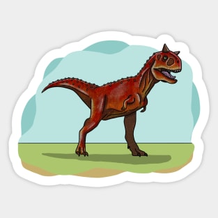 Carnotaurus dinosaur Sticker